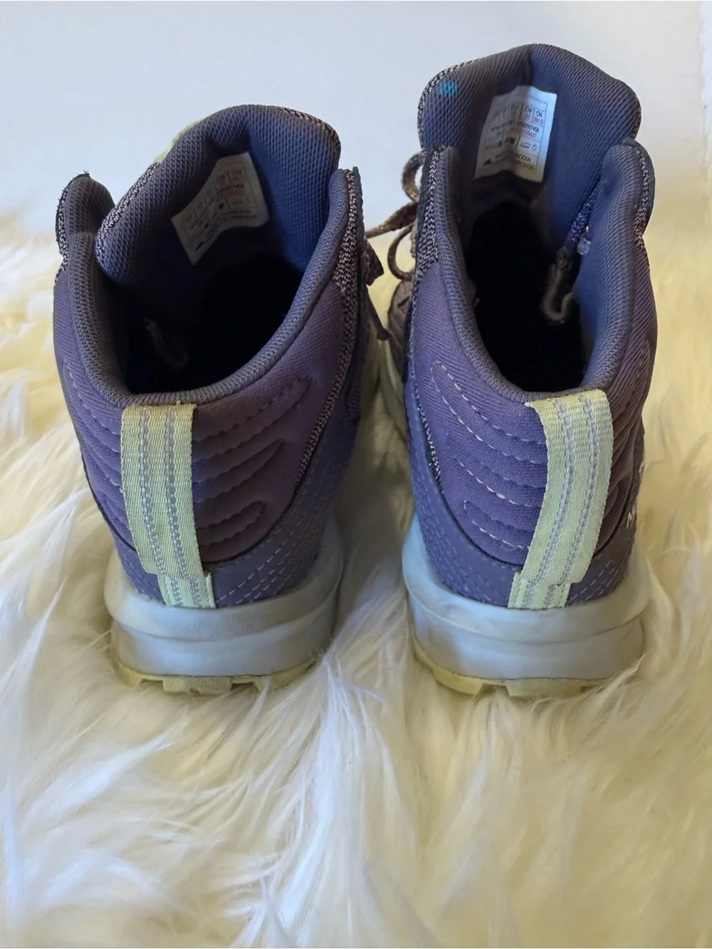 The North Face Lavender Trail Hiking Boots with Mint Accents